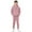 #A05-Pink, variant on Abcomgle Boys Sweatshirt Set Fleece Half Zip Long Sleeve Girls Zip Up Hoodie and Athletic Sweatpants Hooded Girls Tracksuit,7-8 Years,Khaki