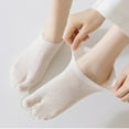 thumbnail image 4 of Antimicrobial Two-Toe Invisible Socks for Women - Lightweight Summer Comfort (One Size, 5 Pairs), 4 of 7