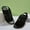 Black, variant on BRGZLK Sandals For Women 2025 Summer Fashion Casual New Large Size Mesh Breathable Flat Sandals Elastic Soft Bottom Breathable Shoes Black 10