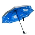 thumbnail image 1 of Parapluie de Soleil Multicolore Motif Ciel Nuage avec Matériau Pongé Durable pour Protection, 1 of 4