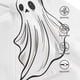 thumbnail image 3 of Fotbe Cute Ghost Simple Drawing Gorro Clásico de Béisbol, Gorra Ajustable con Broche Snapback, Gorro de Exterior de Algodón Suave, 3 of 6