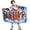 Cartoon Superhero/40×50" INCH, variant on DOKKIA Kids Barber Cape Haircut Hair Cutting Children Toddler Boys Girls Hairdressing Salon Styling Cloth Apron Cover Gown (Cartoon Superhero/40×50" INCH)