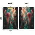 thumbnail image 5 of FORMRS Acrylic Clipboard with Low Profile Clip Standard A4 Letter Size, 12.5" x 9", Psychedelic Forest, 5 of 8