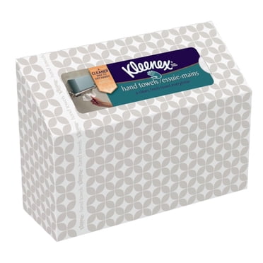 Kleenex Essuie-Mains Jetables – Lot De 6 Boîtes De 60 – 360 Serviettes Absorbantes Et Hygiéniques