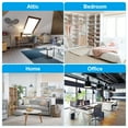 thumbnail image 5 of Cortina opaca Uxcell para guardería 37" x 30" Cortinas opacas temporales con ventosas para habitación de guardería, 5 of 5