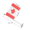 thumbnail image 2 of FONWILYO Canada Desk Flag with Unique Maple Leaf Design for Home and Office Decor, 2 of 7