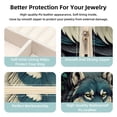 thumbnail image 3 of Wolf Travel Portable Square Jewelry Box for Rings Earrings Necklaces Bracelets Girls Women Display Case Holder Organizer Stand Storage Box, 3 of 6