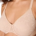 thumbnail image 6 of Bali Womens Underwire Bra, Breathe 2-Ply Full-Coverage Bra, Comfortable Padded Push-Up Bra, 6 of 8