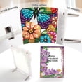 thumbnail image 4 of DIY Diamond Painting Frame Kit Purple Floral Rhinestone Frame Handcrafted for Perfect Home Decor, Desk Accents, and Gifts, 4 of 7