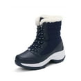 thumbnail image 4 of Wazshop Womens Mid-Calf Warm Snow Boots Waterproof Outdoor Non-Slip Winter Shoes Size 4.5-10, 4 of 9