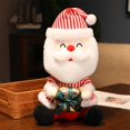 thumbnail image 5 of ​11in Cotton Santa Claus Plush Pillow - Soft Christmas Stuffed Doll & Decorative Cuddle Toy for Kids (Red Gift Set)​​ Red, 5 of 6