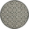 thumbnail image 4 of SAFAVIEH Four Seasons FRS448A Black / Ivory Rug, 4 of 10