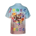 thumbnail image 2 of Peace Love Pride German Shorthaired Pointer with Rainbow Sunglasses LGBT LGBTQ+ Hawaiian Shirt Breathable Summer Unisex Merch GSP Lover Dog Gift - 01004, 2 of 6