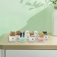 thumbnail image 2 of Visland 8 Pcs Modèle Jouet Dessin Animé Animal Design Mini PVC Simulation Miniature Moule d'Exposition pour Enfants, 2 of 7