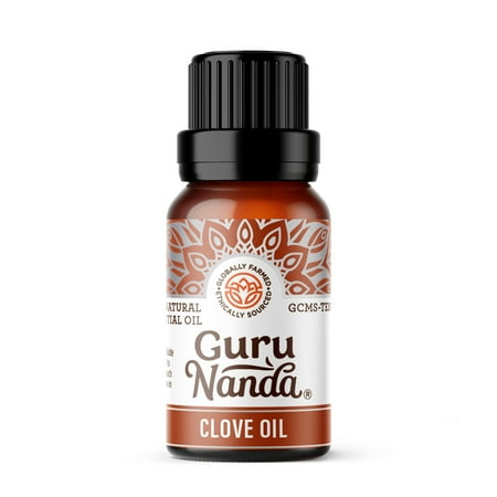 GuruNanda 100% Pure Clove Essential Oil for Aromatherapy & Diffuser - 15ml