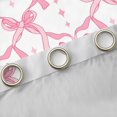 thumbnail image 4 of Manfei Dreamy Pink Bowknot Curtains Pack of 2 (42x84 Each), Cartoon Stars Print Curtains Blackout, Teens Kids Child Bedroom Curtains, Curtains Blackout Home Decor, 4 of 6