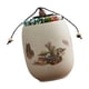 thumbnail image 5 of Recipiente de cerámica para té suelto con tapa de tela, estilo chino, pequeño paisaje, 5 of 9