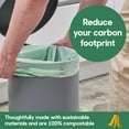 thumbnail image 2 of Home Compostable Trash Bags, 13 Gallon Tall Kitchen Rubbish Extra Strong & Quickly Breaks Down, 50 Count, 2 of 4