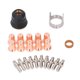 thumbnail image 2 of Kit De Cubierta De Electrodo De Boquilla De Cortador De Plasma, Juego De 23 Piezas De Consumibles De Cortador De Plasma Compactos De Latón Resistente Para Reemplazo, 2 of 7