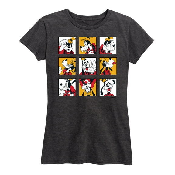 Mickey & Friends - Goofy Grid - Women's Short Sleeve Graphic T-Shirt