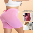 thumbnail image 2 of Vloges Women's Plus Pink Thigh Shaper Loungewear Pants, 1-Pack, 2 of 7