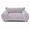 light grey, variant on Plush Striped Cat Sofa Bed, Soft Corduroy Supportive Pet Couch with Removable Washable Cover, Cozy Indoor Kitten Puppy Lounge Bed