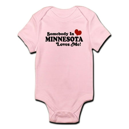 

CafePress - Somebody In Minnesota Loves Me Infant Bodysuit - Baby Light Bodysuit