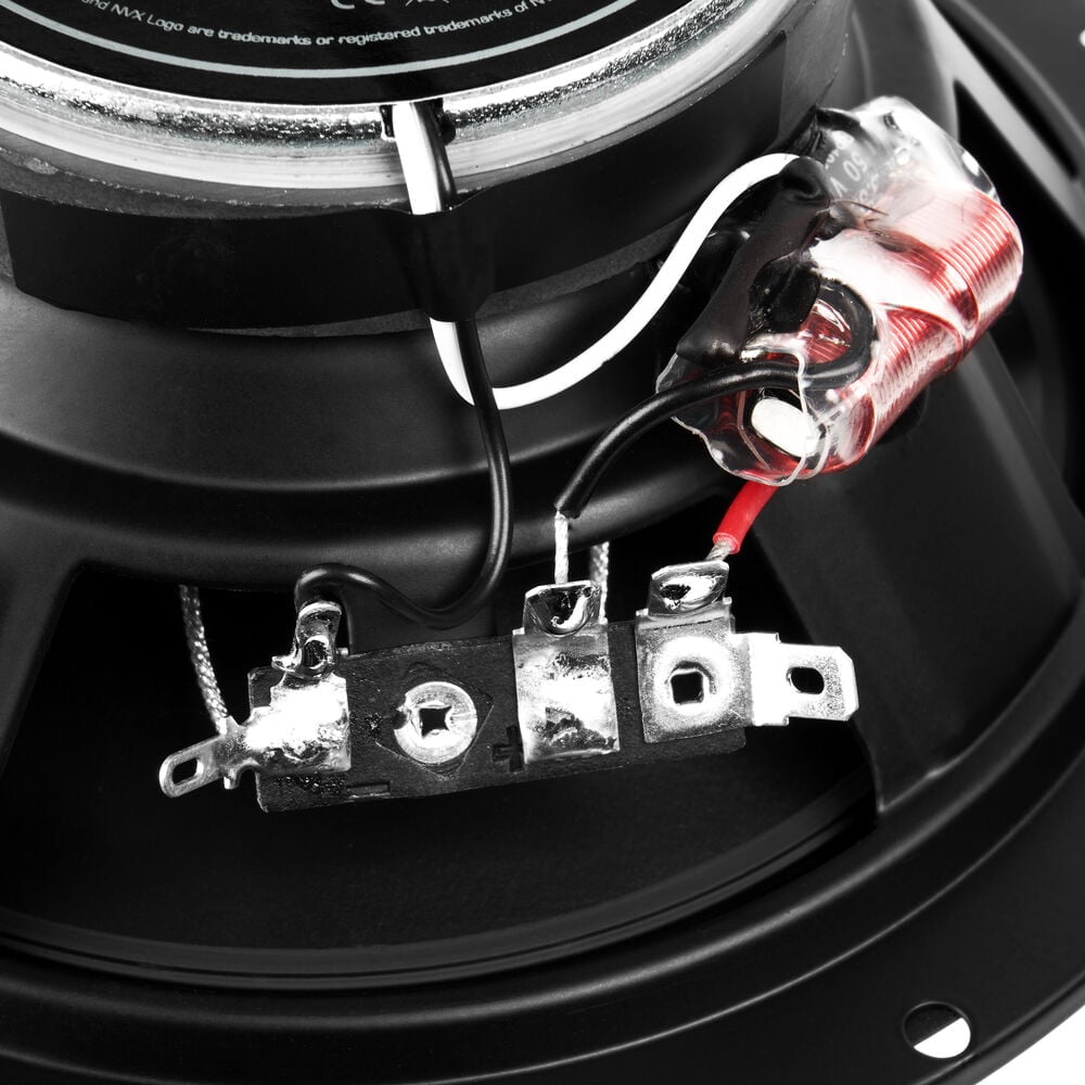 NVX Front Door 6.5" Coaxial Car Speaker Replacement Package for 2002-2007 Jeep Liberty 540W Peak