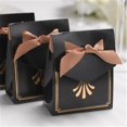 thumbnail image 1 of Hortense B Hewitt  Art Deco Tent Favor Boxes - Gold, 1 of 1