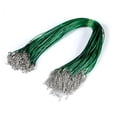 thumbnail image 1 of Cordón de cuero Naiovety 30 Piezas para collar y pulseras color Verde 1.5 mm, 1 of 6