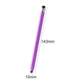 thumbnail image 2 of Stylus Pen para pantallas táctiles 2 en 1 Puntas de goma Stylus capacitivo (Púrpura), 2 of 6