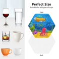 thumbnail image 6 of Kdxio Submarine And Landscape Funny Coasters,4 Pcs Leather Coasters,Housewarming Gifts,Protect Furniture from Water Marks Scratch and Damage, 6 of 6