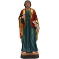 thumbnail image 1 of Saint Peter the Apostle First Pope Catholic Religious Gifts 5 Inch Small Resin Colored Statue Figurine Decoration, 1 of 7