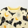 thumbnail image 6 of Atogsazn Toddler Baby Boys Fleece Halloween Sweaters Kids Casual Long Sleeve Pullover Sweatshirts Fall Winter Tops Khaki 6-7 Years Fashion, 6 of 7