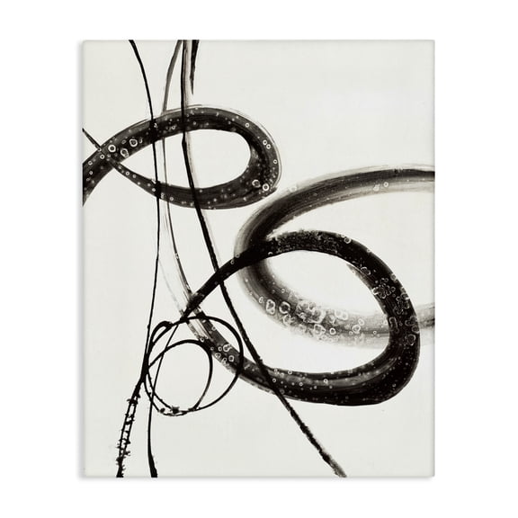 Stupell Industries Modern Abstract Ink Swirls Canvas Art, 16 x 20, by Liz Jardine