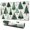White Christmas Tree, variant on Long Mouse Pads for Desk,Red Christmas Tree Pattern Desk Mats on Top Of Desks, Desk Mouse Pad Extra Large with 3mm Non-Slip Base and Stitched Edge for Gaming,Office,Work,Home 31.5x11.8in