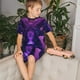 thumbnail image 4 of Balery Purple Starry Sky Antelope Conjunto de Pijama Infantil de Manga Corta con Estampado – Ropa de Dormir de Algodón Suave-XX-Large, 4 of 6