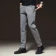 thumbnail image 3 of Pantalones holgados para hombre, rectos, de verano, holgados, informales, de algodón, para negocios, oficina, ropa barata y original, pantalones de vestir, 3 of 4