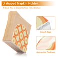 thumbnail image 5 of Yayeee Napkin Holder for Table Kitchen Paper Tissue Organization, Orange Circle, 5 of 8