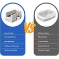 thumbnail image 2 of Garvee Stainless Steel Cat Litter Box, with Scoop, 23.62 x 15.74 x 12", White, 2 of 7