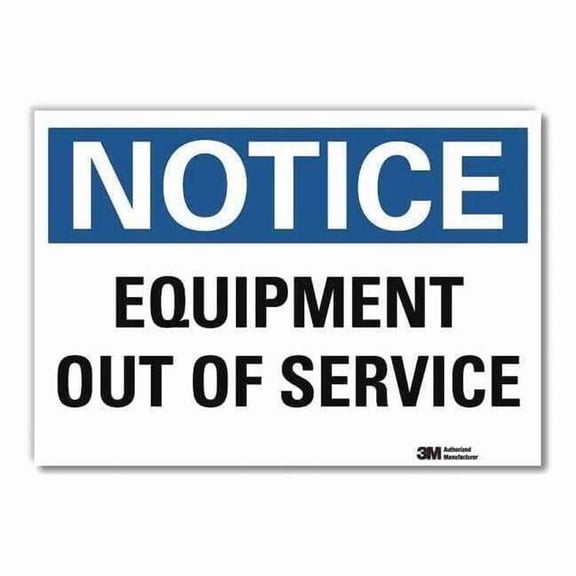 Lyle Notice Sign,7inx10in,Reflective Sheeting U5-1205-RD_10X7