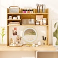 thumbnail image 2 of Costway 3-Tier Desktop Bookshelf with 6 Shelves Desk Organizer for Computer Desk Beige, 2 of 10