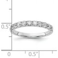 thumbnail image 3 of 14K White Gold Lab Grown Diamond VS/SI GH, 3/4ct Wedding Band - Ring Size 6.0, 3 of 6