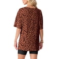 thumbnail image 6 of Cueply 2 Piece Sets for Women Summer Outfits Lounge Set Casual Matching Clothing Oversized T-Shirt Biker Shorts, 6 of 7