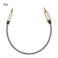 thumbnail image 3 of Naierhg 1/2m RCA to AUX 3.5mm Jack Coaxial Audio Connector Cable 1M, 3 of 7