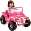 Fisher-Price Power Wheels Barbie Jeep 6-Volt Battery-Powered Ride-On
