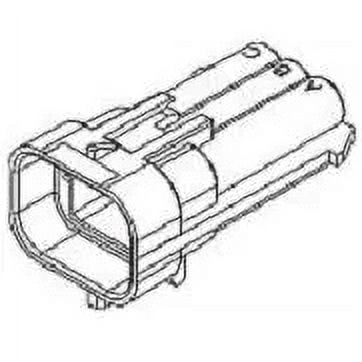 12124107  Automotive Connectors 6P Male  Cable Mount