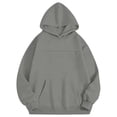thumbnail image 5 of GCETTIC Hoodie With Dog Pouch Cat Pouch Hoodie for Women Kangaroo Pocket Dog Pouch Sweatshirts Pet Carrier Holder Long Sleeve Pullover Tops Grey Size,M, 5 of 6