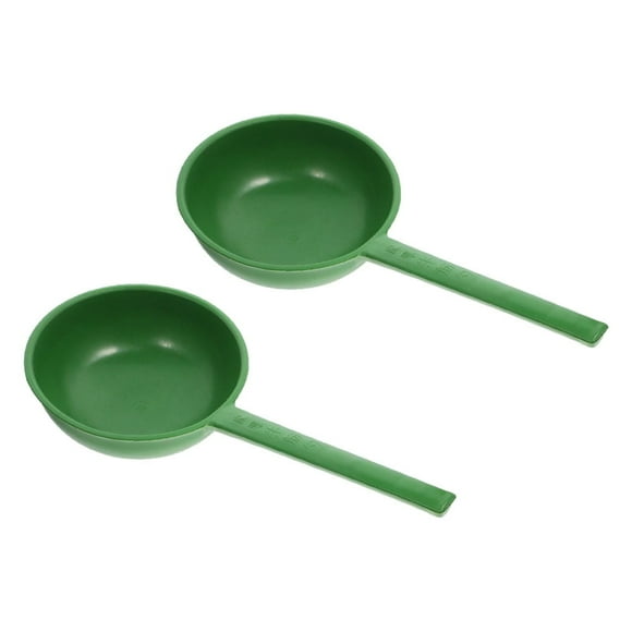 2 Pcs Ladle Water Plastic Scoop Gardening Tool Buckets Serving Thickened Bailer