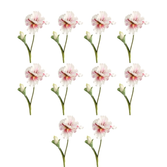 10Pcs Realistic Artificial Iris Flower 17.7Inch For Vase Flower Arrangements Wedding Table Centerpieces Home Decoration